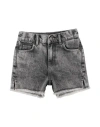 Zadig & Voltaire Toddler Girl Denim Shorts Black Size 6 Polyester, Cotton