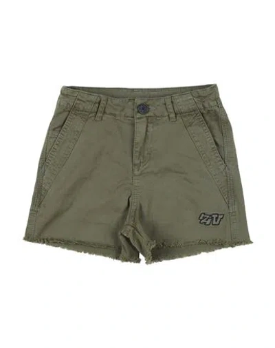 Zadig & Voltaire Babies'  Toddler Girl Shorts & Bermuda Shorts Military Green Size 4 Cotton, Elastane