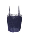 Zadig & Voltaire Cyoko Jacquard Chain Camisole In Blue