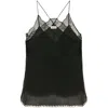 Zadig & Voltaire Spaghetti Strap Blouse In Black