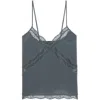 Zadig & Voltaire Silk Tops In Grey