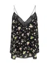 Zadig & Voltaire Chrsty Soft Crinkle Camisole In Black