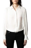 ZADIG & VOLTAIRE ZADIG & VOLTAIRE TRENTA SATIN SHIRT