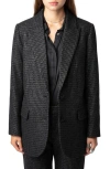 Zadig & Voltaire Viva Car Blazer In Noir