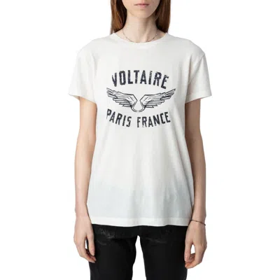 Zadig & Voltaire Walk Pcl Logo Tee In Judo