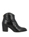 ZADIG & VOLTAIRE ZADIG & VOLTAIRE WOMAN ANKLE BOOTS BLACK SIZE 8 LEATHER
