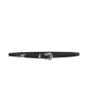 Zadig & Voltaire Woman Belt Black Size Xs Cow Leather