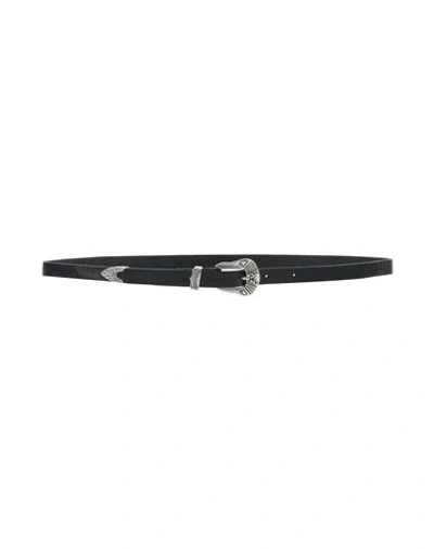 Zadig & Voltaire Woman Belt Black Size Xs Cow Leather In Black