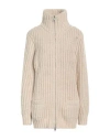 ZADIG & VOLTAIRE ZADIG & VOLTAIRE WOMAN CARDIGAN CREAM SIZE M/L ACRYLIC, ALPACA WOOL, MERINO WOOL