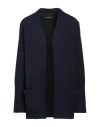 Zadig & Voltaire Woman Cardigan Navy Size M Wool, Merino Wool, Elastane In Navy Blue