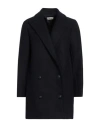 Zadig & Voltaire Woman Coat Midnight Blue Size M Cotton, Polyamide, Acrylic, Polyester In Blue