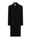 ZADIG & VOLTAIRE ZADIG & VOLTAIRE WOMAN COAT MIDNIGHT BLUE SIZE L WOOL, POLYESTER, POLYAMIDE