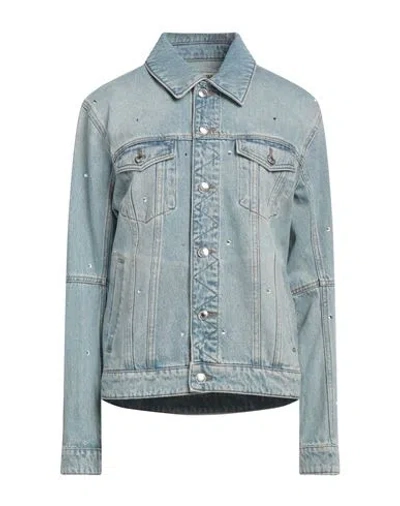 Zadig & Voltaire Woman Denim Outerwear Blue Size M Cotton