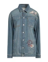 Zadig & Voltaire Woman Denim Outerwear Blue Size M Cotton, Elastane In Blue