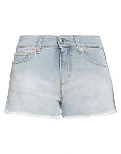 Zadig & Voltaire Woman Denim Shorts Blue Size 6 Cotton, Elastane