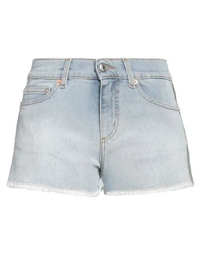Zadig & Voltaire Woman Denim Shorts Blue Size 4 Cotton, Elastane