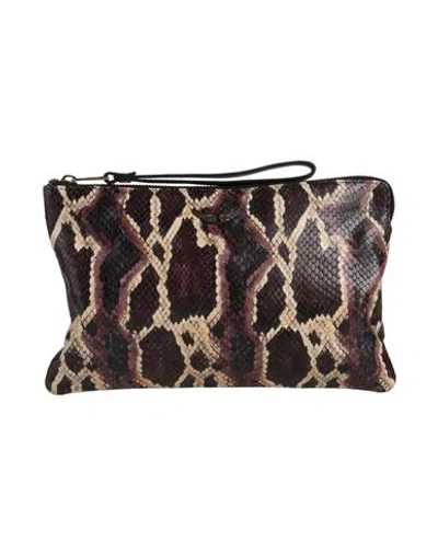 Zadig & Voltaire Woman Handbag Burgundy Size - Goat Skin, Cowhide In Red