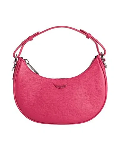 Zadig & Voltaire Woman Handbag Magenta Size - Cowhide