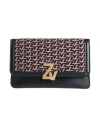 Zadig & Voltaire Woman Handbag Midnight Blue Size - Calfskin, Polyester, Viscose In Blue