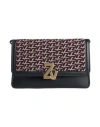 Zadig & Voltaire Woman Handbag Midnight Blue Size - Calfskin, Polyester, Viscose In Blue