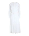 Zadig & Voltaire Woman Maxi Dress White Size M Cotton, Viscose In White