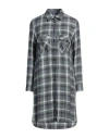 Zadig & Voltaire Woman Midi Dress Grey Size Xs Viscose In Grey