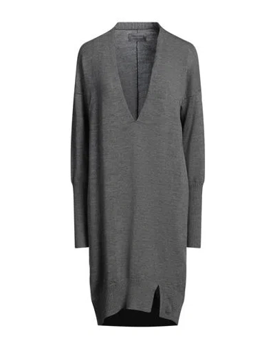 Zadig & Voltaire Woman Mini Dress Grey Size L Merino Wool