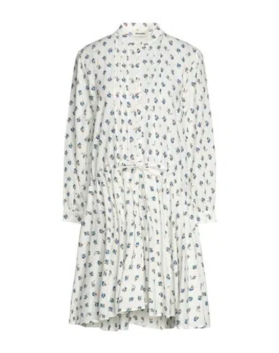 Zadig & Voltaire Woman Mini Dress White Size M Cotton, Viscose