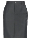 Zadig & Voltaire Woman Mini Skirt Charcoal Size 2 Wool, Mohair Wool In Grey