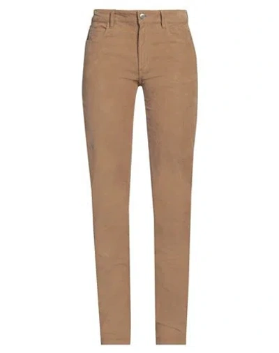 Zadig & Voltaire Woman Pants Camel Size 8 Cotton, Elastane In Beige