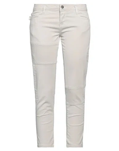 Zadig & Voltaire Woman Pants Light Grey Size 2 Cotton, Elastane