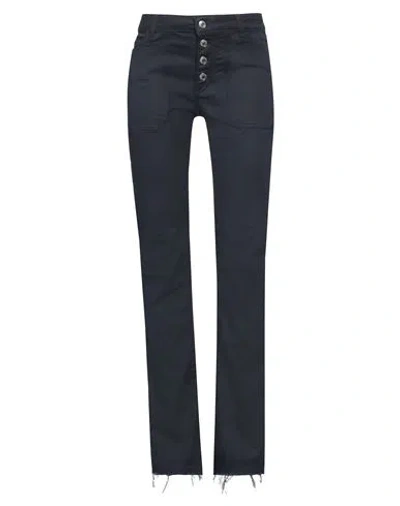 Zadig & Voltaire Woman Pants Midnight Blue Size 2 Cotton, Lyocell, Elastane