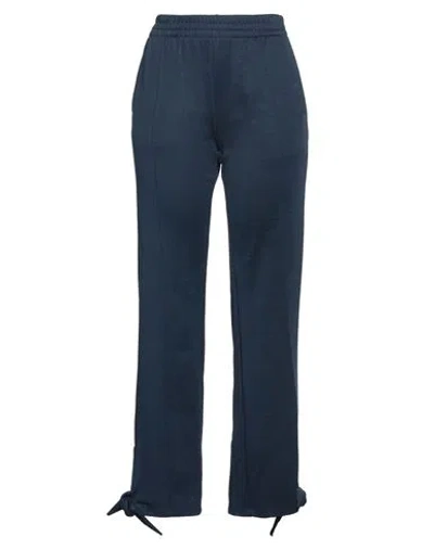 Zadig & Voltaire Woman Pants Navy Size L Polyester, Cotton In Navy Blue