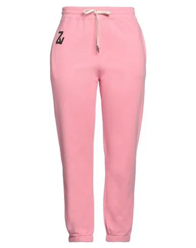 Zadig & Voltaire Woman Pants Pink Size L Cotton