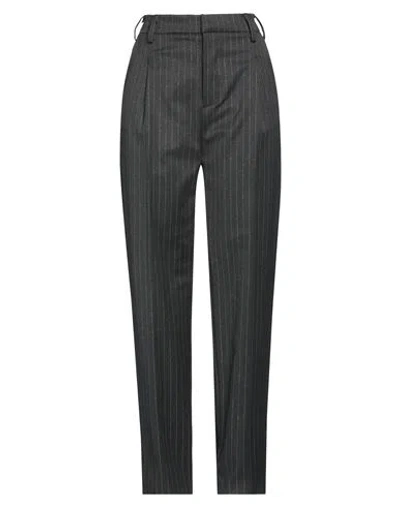Zadig & Voltaire Woman Pants Charcoal Size 4 Polyester, Viscose, Elastane, Metallic Fiber In Grey