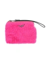 Zadig & Voltaire Woman Pouch Fuchsia Size - Cowhide, Shearling In Pink