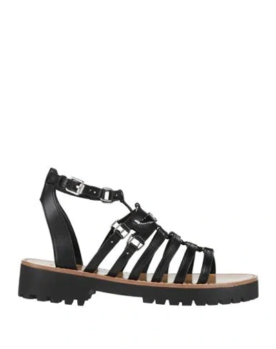 Zadig & Voltaire Zadig&voltaire Women's Noir Joe Stud-embellished Leather Sandals In Black