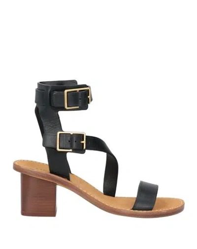 Zadig & Voltaire Cecilia Caprese Sandals In Noir