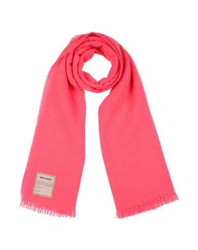 Zadig & Voltaire Woman Scarf Coral Size - Acrylic, Polyamide, Mohair Wool In Red