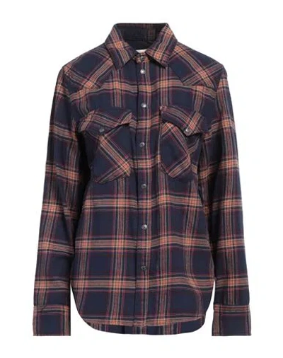 Zadig & Voltaire Woman Shirt Midnight Blue Size M Cotton