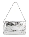 Zadig & Voltaire Woman Shoulder Bag Silver Size - Leather In Silver