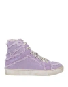 Zadig & Voltaire Flash High Top Sneaker In Purple