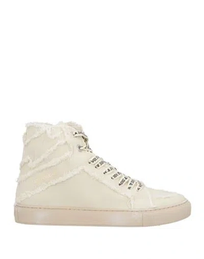 Zadig & Voltaire Woman Sneakers White Size 6 Cotton