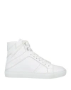 Zadig & Voltaire Zv174 High Flash Stud-detail Leather Hi-tops In White
