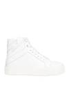 Zadig & Voltaire Zv174 High Flash Stud-detail Leather Hi-tops In White