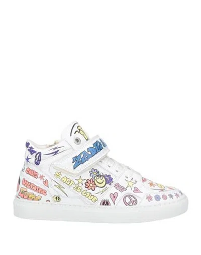Zadig & Voltaire Woman Sneakers White Size 8 Leather