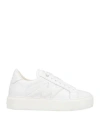 Zadig & Voltaire Logo-embossed Leather Low-top Sneakers In White