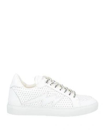 ZADIG & VOLTAIRE ZADIG & VOLTAIRE WOMAN SNEAKERS WHITE SIZE 8 LEATHER