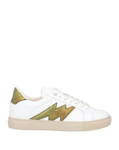 Zadig & Voltaire Woman Sneakers White Size 6 Leather