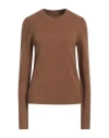 Zadig & Voltaire Woman Sweater Camel Size L Cashmere, Shearling In Beige